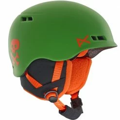 Anon Burner Skihelm Green Skull Kinder