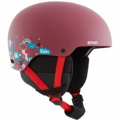 Anon Rime 3 Snowboardhelm Doodle Red Kinder