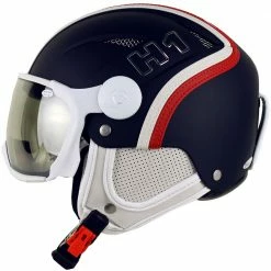 HMR H1+VTFS10 Leather Elegance Heritage Skihelm Blue Mountain/Photochromic Silver Damen, Herren