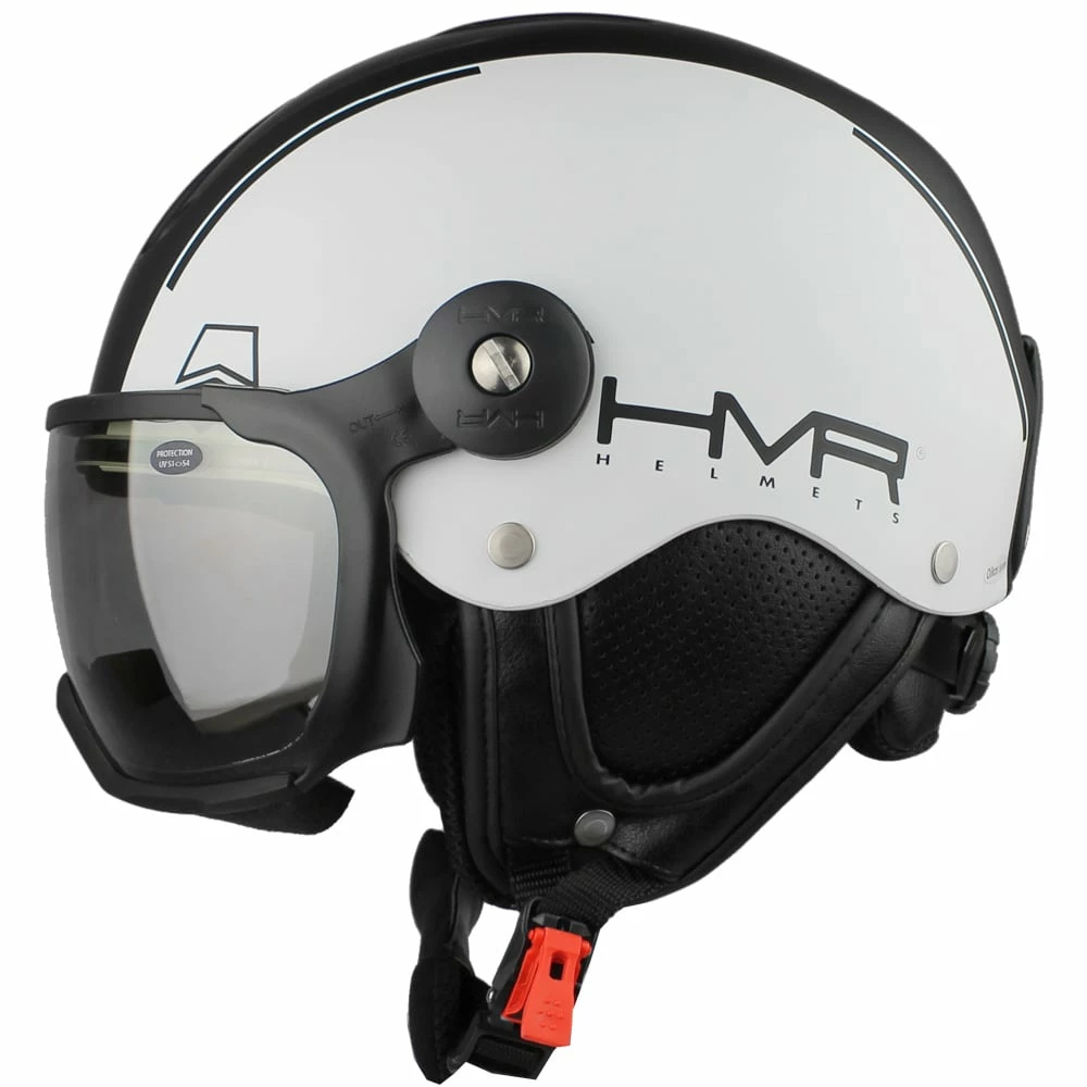 HMR Z1+VFS10 Sport Line Easy Visierhelm Black/White-Photochromic Damen, Herren