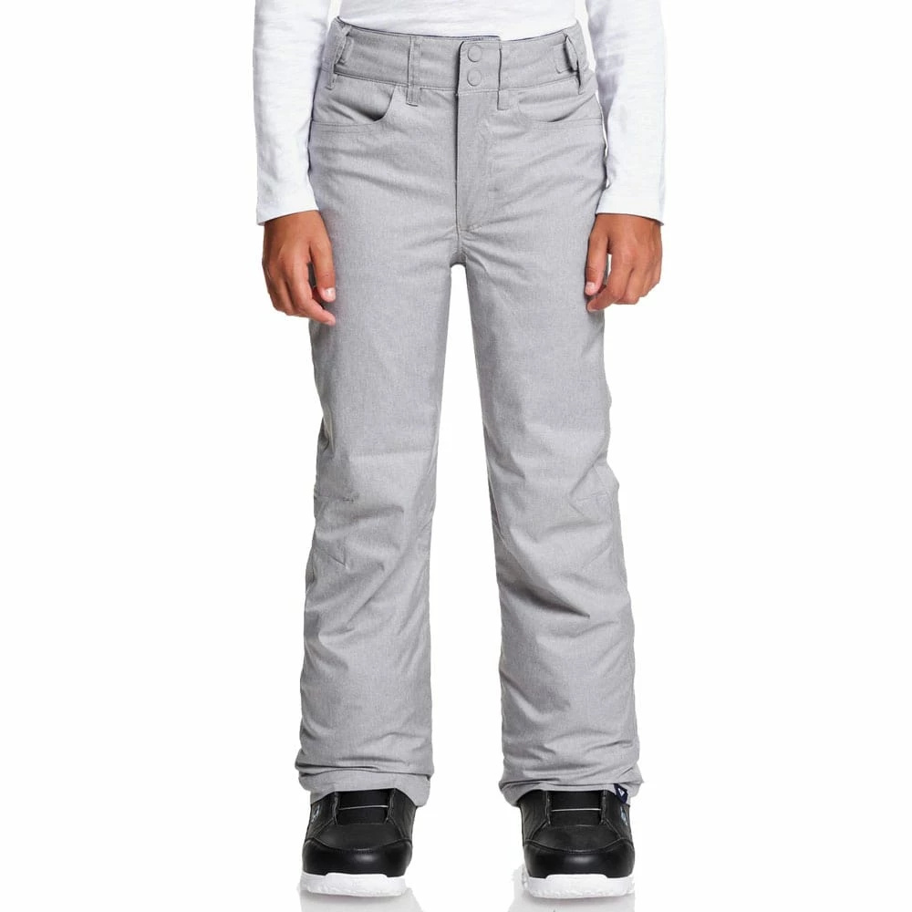 Roxy Backyard Girl Kinder-Skihose Heather Grey Kinder