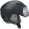 Salomon Icon2 Visor Snowboardhelm Black/Silver Uni Damen