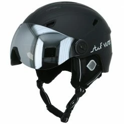 Stuf Visor Snowboardhelm Schwarz Damen, Herren