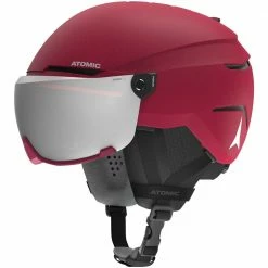 Atomic Savor Visor Stereo Skihelm Dark Red Damen, Herren