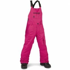 Volcom Barkley Bib Schneehose Magenta Kinder