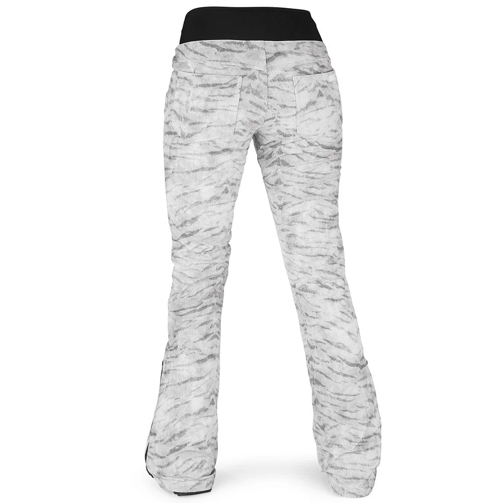 Volcom Battle Stretch Highwaist Schneehose White Tiger Damen – Bild 2
