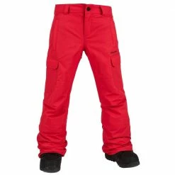 Volcom Cargo Insulated Schneehose Red Kinder