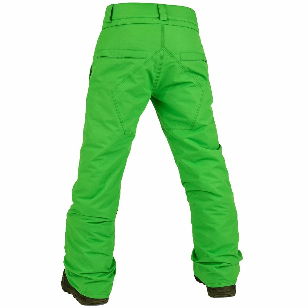 Volcom Freakin Snow Chino Snowboardhose Green Kinder – Bild 2