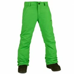 Volcom Freakin Snow Chino Snowboardhose Green Kinder