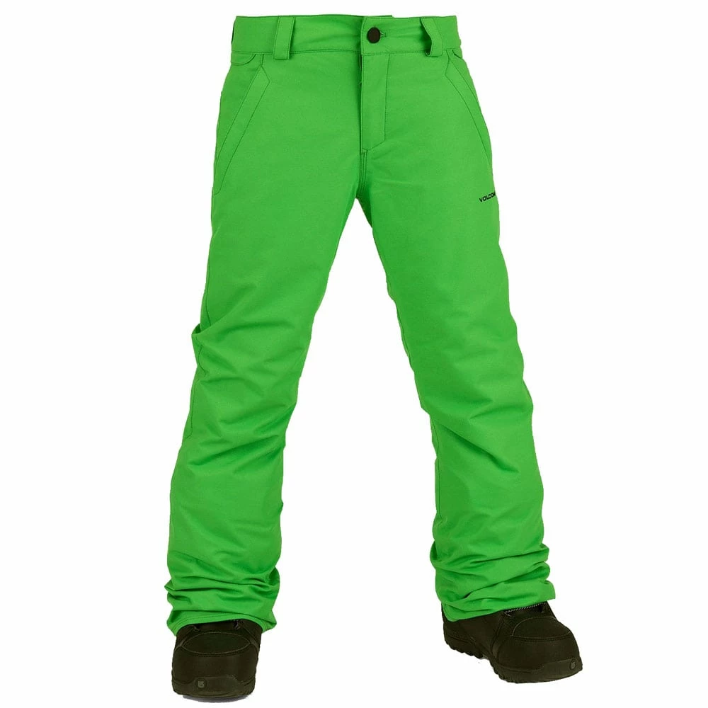Volcom Freakin Snow Chino Snowboardhose Green Kinder