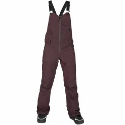 Volcom Swift Bib Overall Black Red Damen